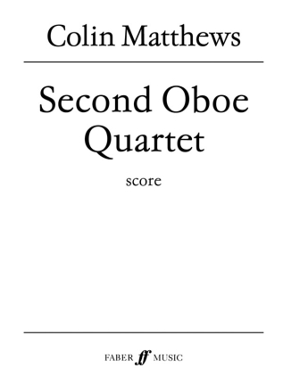 Oboe Quartet No.2 (score)  Mixed ensemble