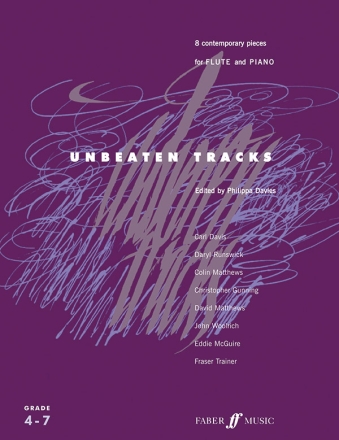 Unbeaten Tracks 8 contemporary pieces for flute and piano