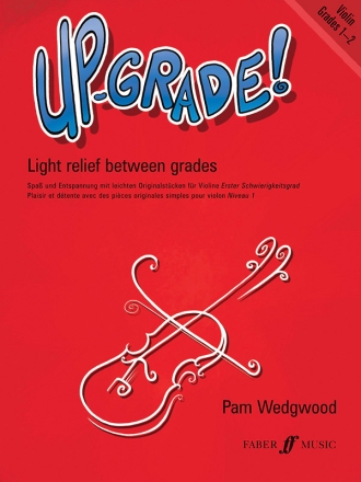 Up-Grade Light relief between grades 1-2 for violin with piano accompaniment