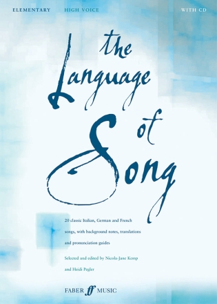 The Language of Song (+CD) elementary for high voice and piano