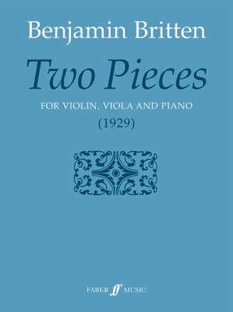 Two pieces for violin, viola and piano score and parts