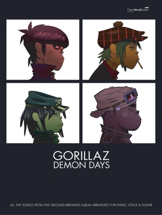 Gorillaz: Demon Days Songbook piano/vocal/guitar