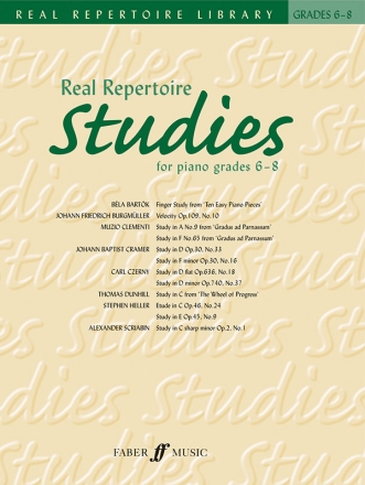 Real Repertoire Studies Grade 6-8 for piano