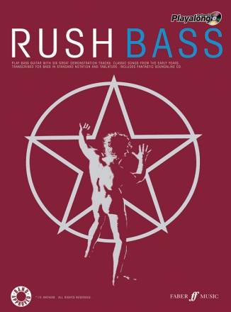 Rush (+CD): authentic bass playalong songbook vocal/bass/tab