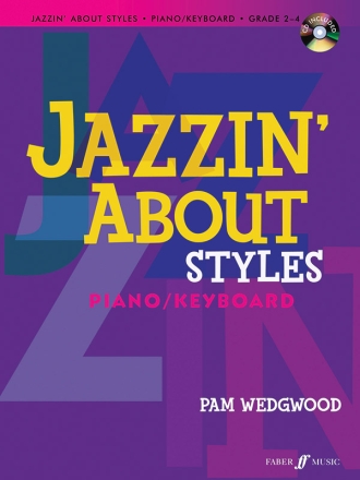 Jazzin' about Styles (+Online Audio)  for keyboard (piano)