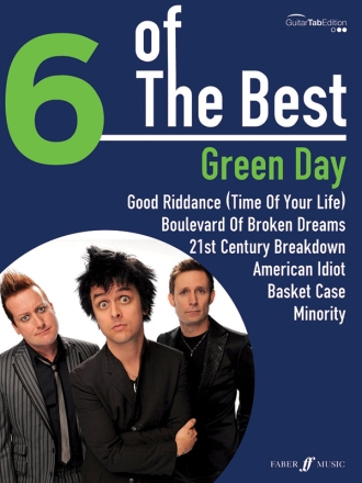 6 of the Best: Green Day songbook piano/vocal/guitar