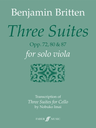 3 Suites vor Cello for viola