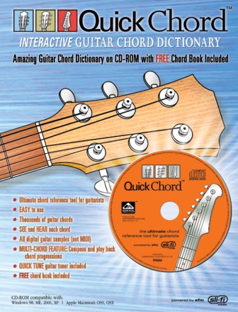 Quick Chord Interactive Guitar Chord Dictionary (+CD-Rom)