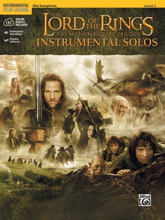 The Lord of the Rings (+Online Audio): for alto saxophone