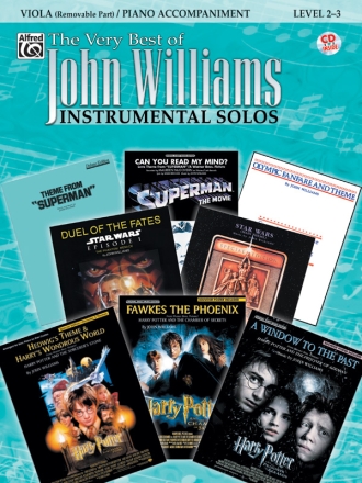 The very Best of John Williams (+CD): for viola and piano