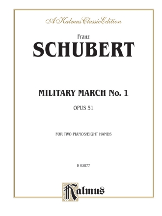 Military March no.1 op.51 for 2 pianos 8 hands