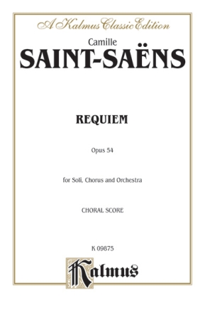 Requiem op.54 for soli, mixed chorus and orchestra choral score