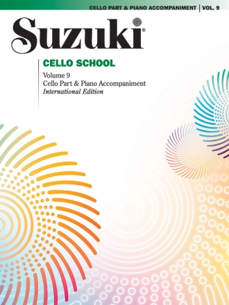 Suzuki Cello School vol.9 cello part and piano accompaniments