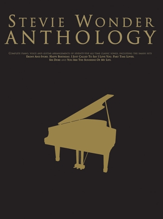 Stevie Wonder: Anthology Songbook piano/vocal/guitar 75 classic songs