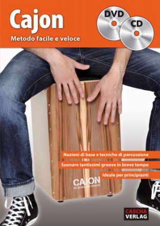 HH1704 Metodo facile e veloce (+CD +DVD) per cajon (it)