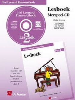 Phillip Keveren Hal Leonard Pianomethode Lesboek 2 (CD) Klavier CD