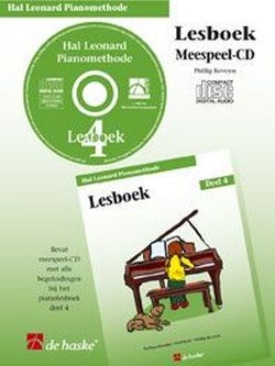 Phillip Keveren Hal Leonard Pianomethode Lesboek 4 (CD) Klavier CD