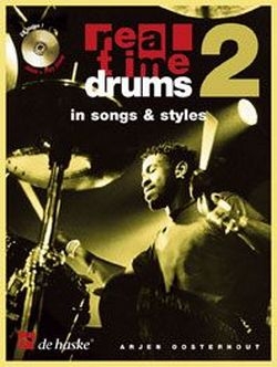 Arjen Oosterhout Real Time Drums in Songs & Styles vol.2 (F) Schlagzeug Buch + CD