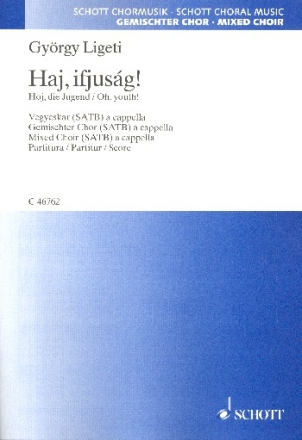 Haj, ifjusg! - Hoj, die Jugend! fr gemischten Chor (SATB) Chorpartitur