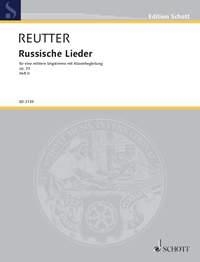 Russische Lieder op.23 Band 2 (6 Lieder) fr eine mittlere Singstimme mit Klavierbegleitung