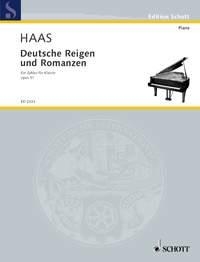 Deutsche Reigen und Romanzen op. 51 fr Klavier