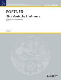 Eine deutsche Liedmesse fr gemischten Chor (SSATB) Chorpartitur