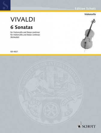 6 Sonaten fr Violoncello und Bc