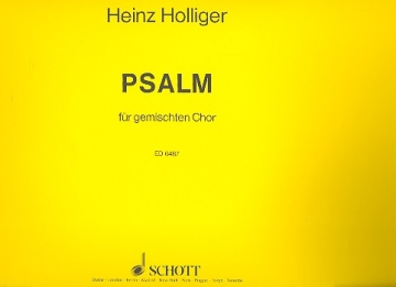 Psalm fr gem Chor a cappella Partitur (graphisch notiert)