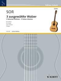 Drei ausgewhlte Walzer fr Gitarre