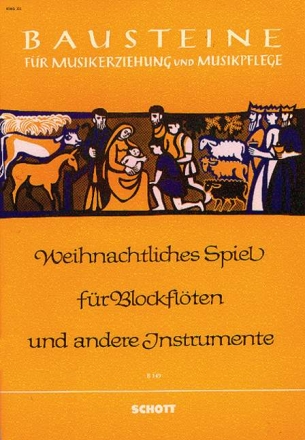 Weihnachtliches Spiel fr 2 Blockflten (SA), Violine, Gitarre und Orff-Instrumente Spielpartitur