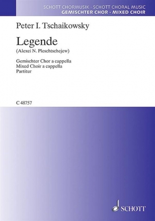 Legende' fr gemischten Chor (SATB) Chorpartitur