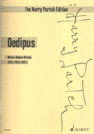 Oedipus for soloists, speakers, dancers, chorus and ensemble study score