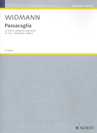 Passacaglia fr Violine, Violoncello und Klavier Partitur und Stimmen