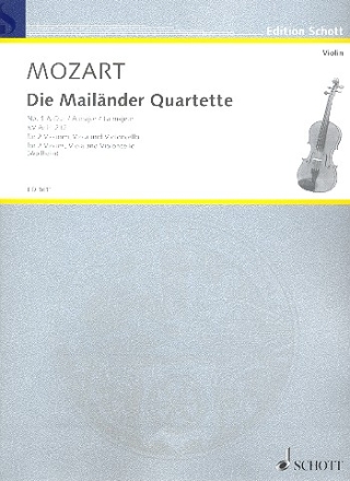 Mailnder Quartett A-Dur Nr.1 KVAnh.4,212 fr Streichquartett Stimmen