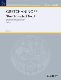 Streichquartett No. 4 op. 124 fr Streichquartett Partitur