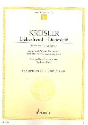 Liebesfreud Liebesleid fr Tenorsaxophon und Klavier