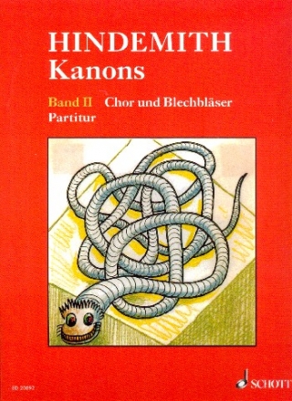 Kanons Band 2 fr Chor und Blechblasinstrumente Partitur