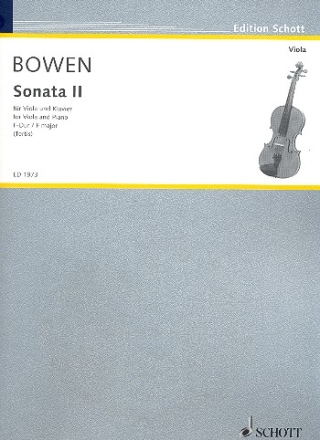 Sonata Nr. 2 F-Dur fr Viola und Klavier