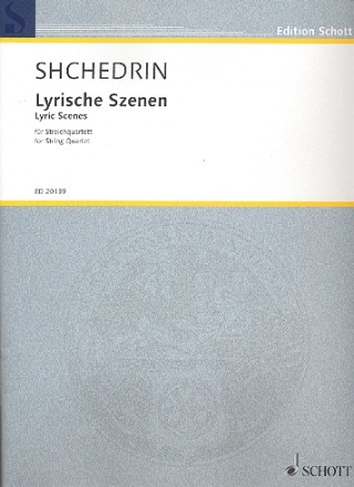 Lyrische Szenen fr Streichquartett Partitur und Stimmen