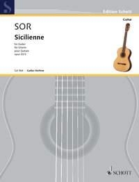 Sicilienne op. 33 fr Gitarre