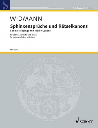 Sphinxensprche und Rtselkanons fr Sopran, Klarinette und Klavier Stimmen