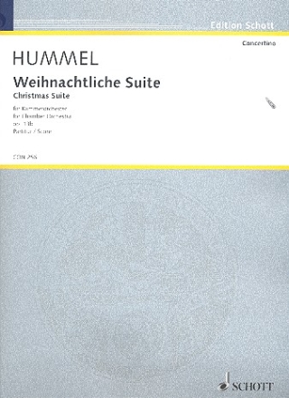 Weihnachtliche Suite op.13b fr Kammerorchester Partitur