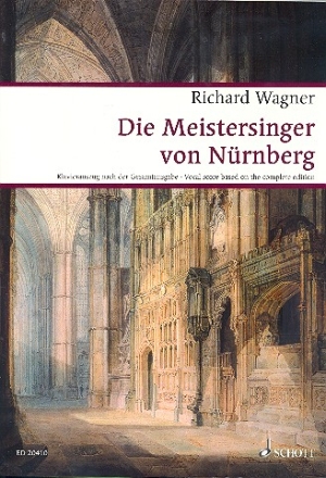 Die Meistersinger von Nrnberg WWV 96 Oper Klavierauszug