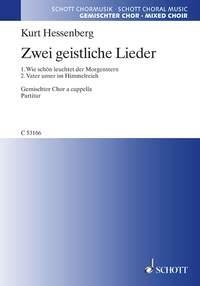 Zwei geistliche Lieder fr gemischten Chor (SATB) Chorpartitur