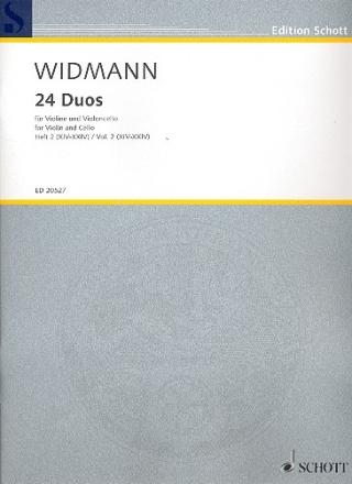 24 Duos Band 2 (Nr.14-224) fr Violine und Violoncello Spielpartitur