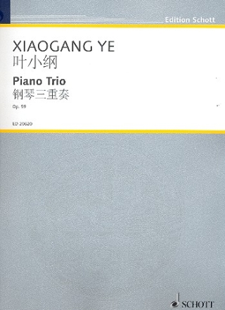 Klaviertrio op. 59 fr Violine, Violoncello und Klavier Partitur und Stimmen