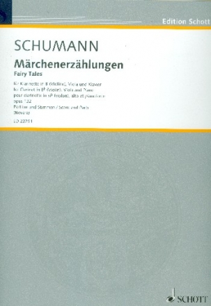 Mrchenerzhlungen op.132 fr Klarinette (Violine), Viola und Klavier Stimmen