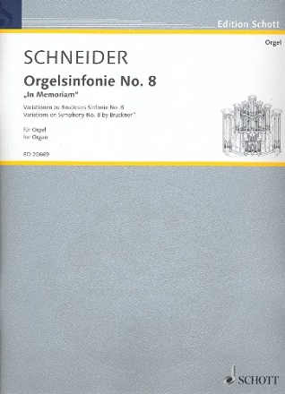 Orgelsinfonie Nr.8 In Memoriam fr Orgel