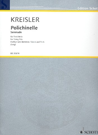 Polichinelle fr Streichtrio Partitur und Stimmen