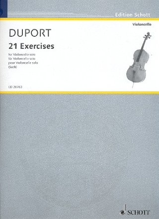 21 Exercises fr Violoncello